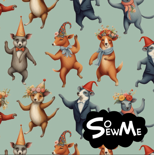 Summer Party in the Woods Green TRYCKS PÅ BESTÄLLNING