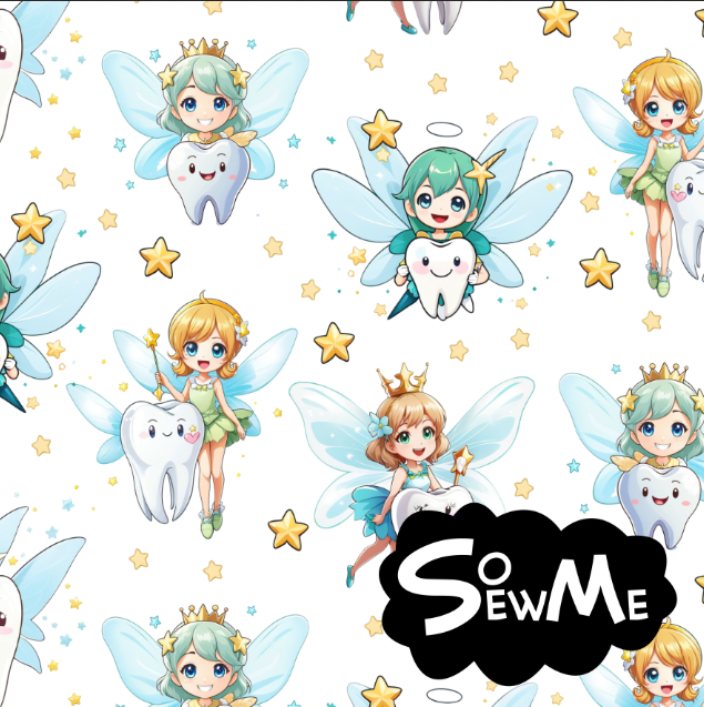 Tooth Fairies White TRYCKS PÅ BESTÄLLNING
