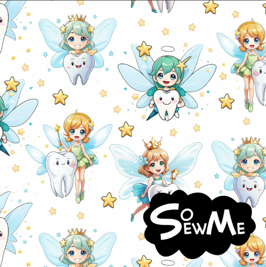 Tooth Fairies White TRYCKS PÅ BESTÄLLNING