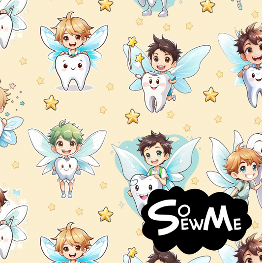 Tooth Fairy Boys Yellow TRYCKS PÅ BESTÄLLNING