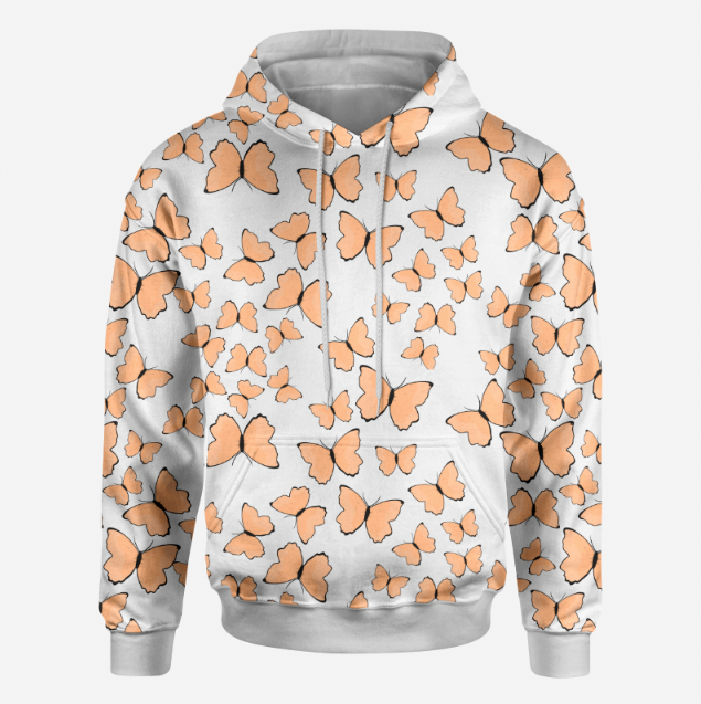 Butterflies Yellow TRYCKS PÅ BESTÄLLNING