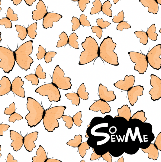 Butterflies Yellow TRYCKS PÅ BESTÄLLNING