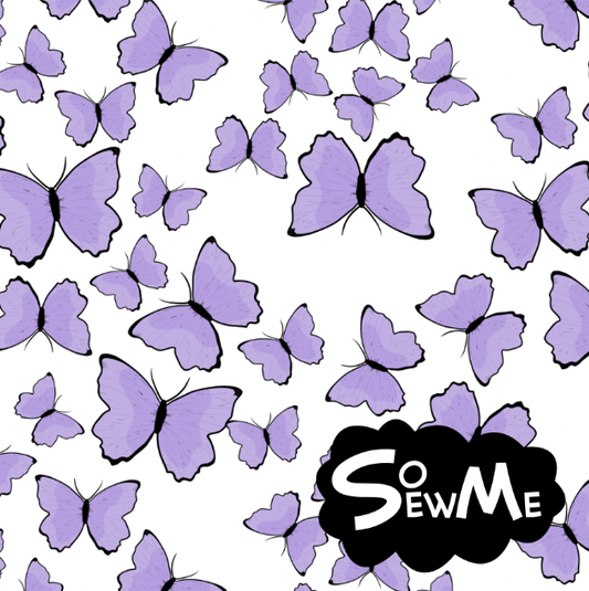 Butterflies Purple TRYCKS PÅ BESTÄLLNING