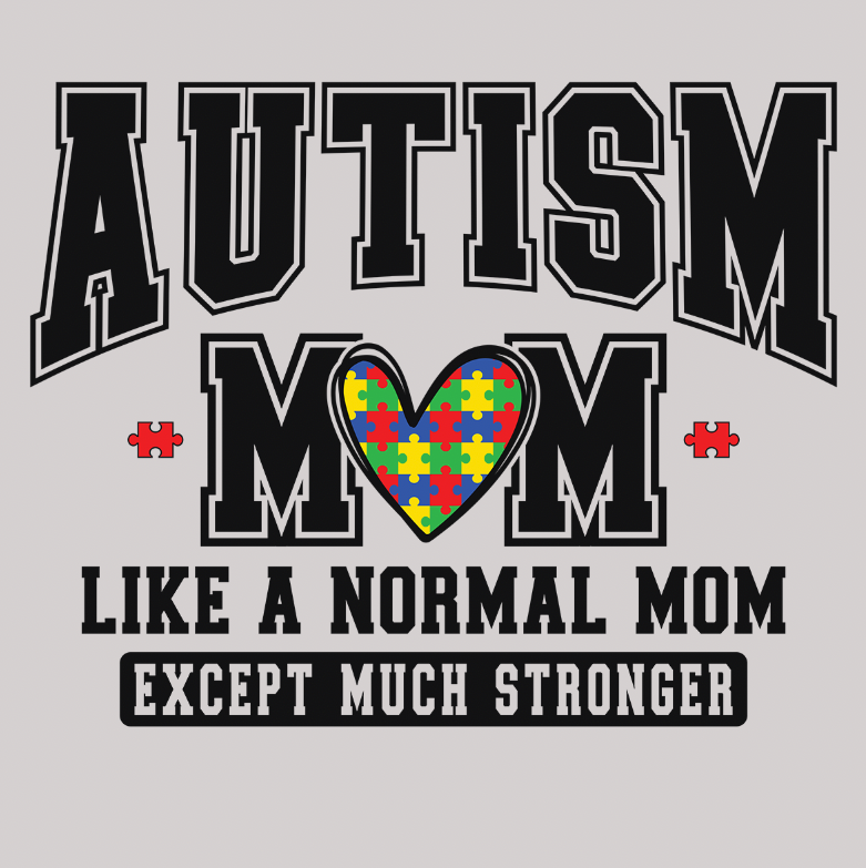 DTF-Tryck Autism Mom