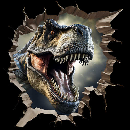 DTF-Tryck Barn T-rex