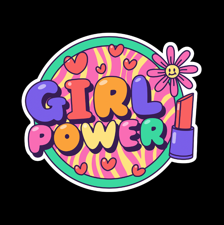 DTF-Tryck Barn Girl Power