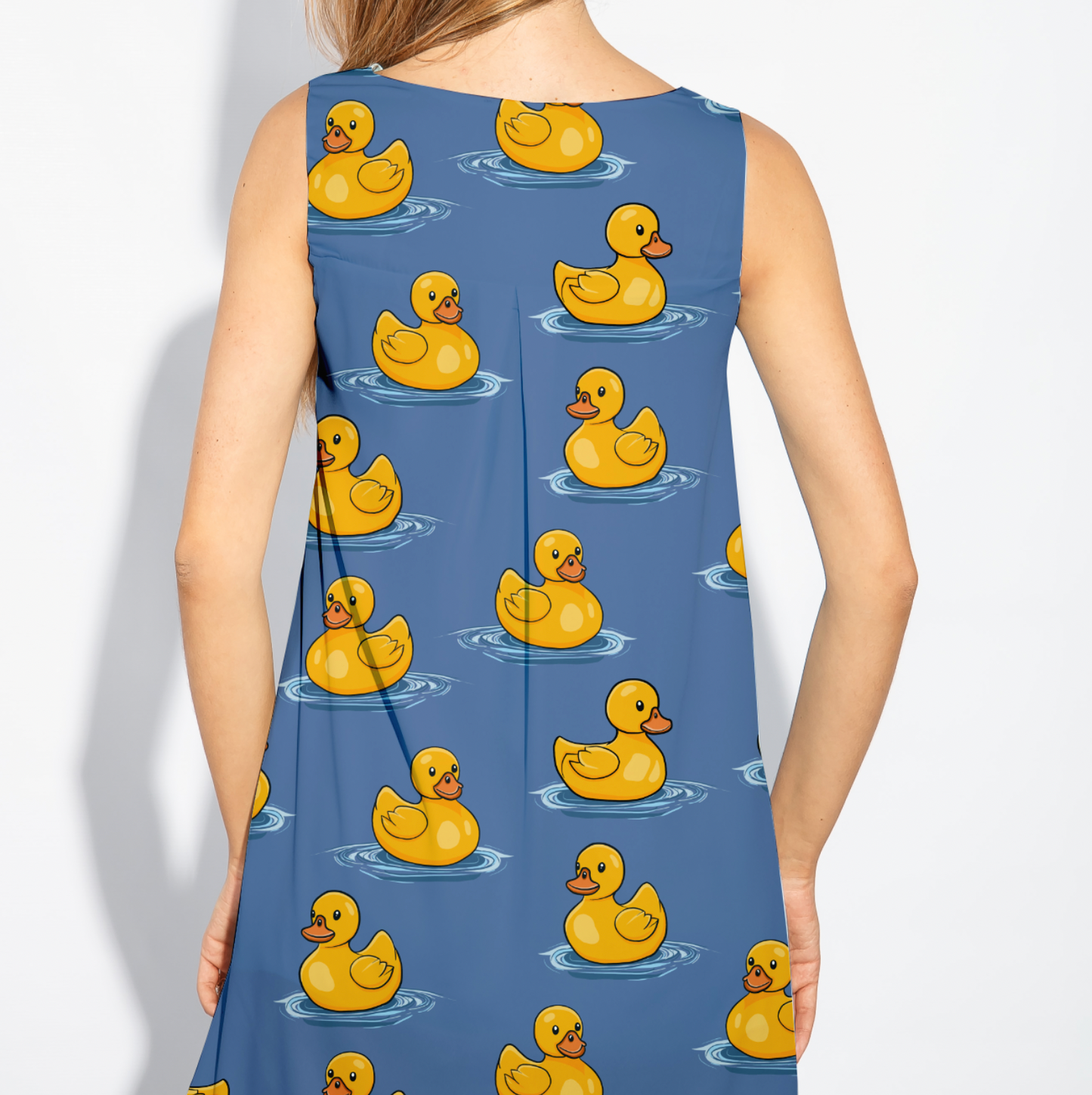 Ducks Denim Blue TRYCKS PÅ BESTÄLLNING