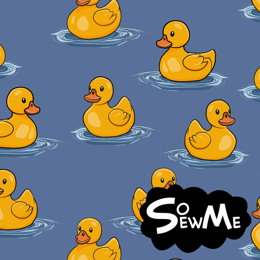 Ducks Denim Blue TRYCKS PÅ BESTÄLLNING