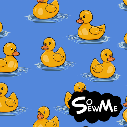 Ducks Blue TRYCKS PÅ BESTÄLLNING