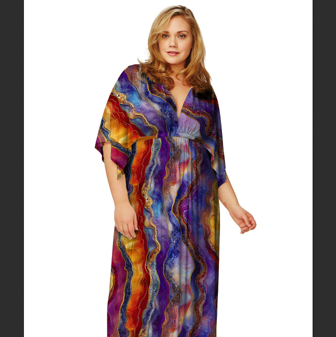 Agate Vertical Purple Gold TRYCKS PÅ BESTÄLLNING