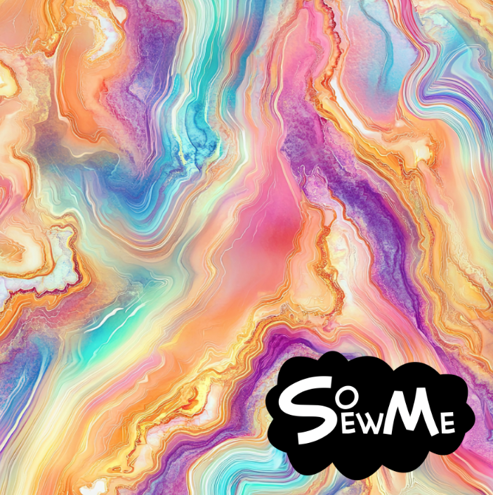 Agate Twirly Pastel TRYCKS PÅ BESTÄLLNING