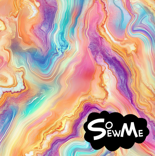 Agate Twirly Pastel TRYCKS PÅ BESTÄLLNING