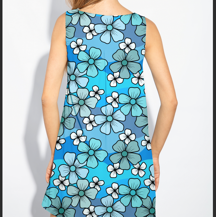 Hippie Bonanza Blue TRYCKS PÅ BESTÄLLNING