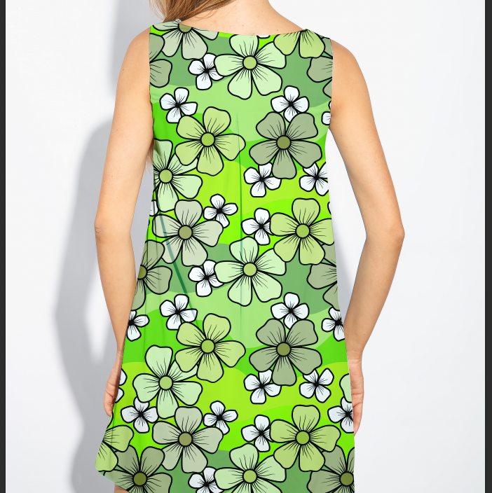 Hippie Bonanza Green TRYCKS PÅ BESTÄLLNING