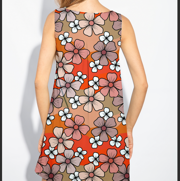 Hippie Bonanza Orange TRYCKS PÅ BESTÄLLNING