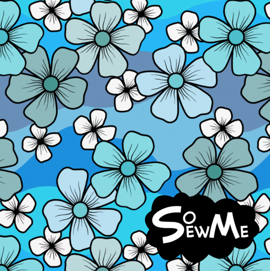 Hippie Bonanza Blue TRYCKS PÅ BESTÄLLNING