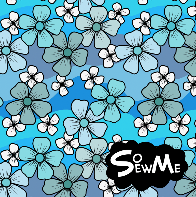 Hippie Bonanza Blue Small TRYCKS PÅ BESTÄLLNING