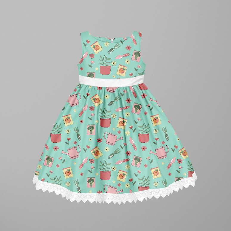 Gardening Fun Mint TRYCKS PÅ BESTÄLLNING