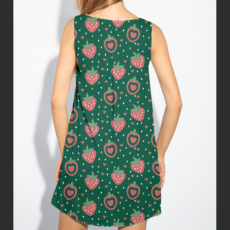 Gardening Strawbz Green TRYCKS PÅ BESTÄLLNING