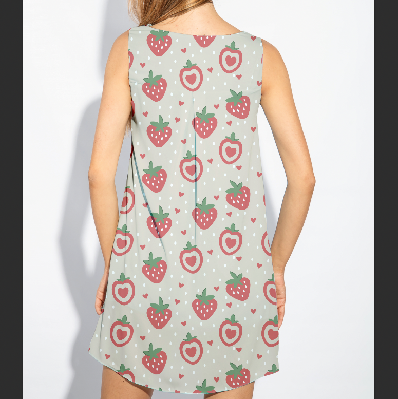 Gardening Strawbz Latte TRYCKS PÅ BESTÄLLNING