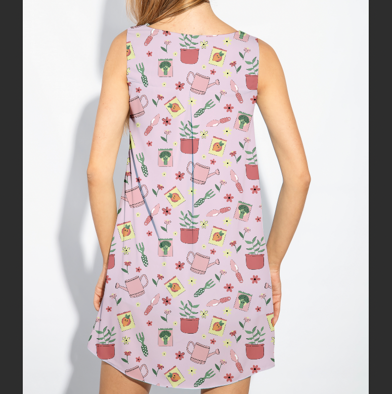 Gardening Fun Pink TRYCKS PÅ BESTÄLLNING