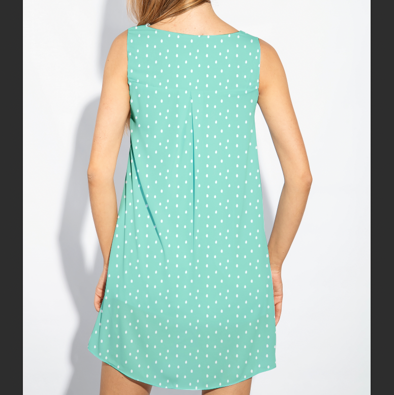 Gardening Dots Mint TRYCKS PÅ BESTÄLLNING