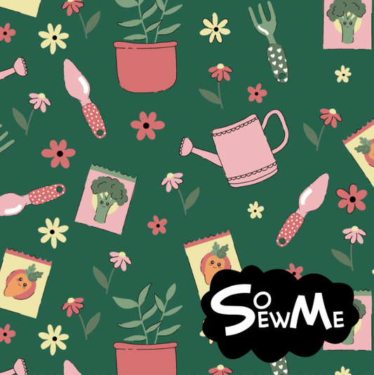 Gardening Fun Green TRYCKS PÅ BESTÄLLNING