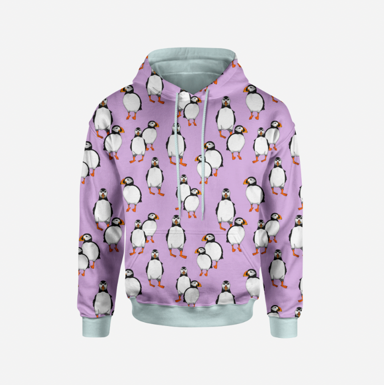 Puffins 2025 Purple TRYCKS PÅ BESTÄLLNING