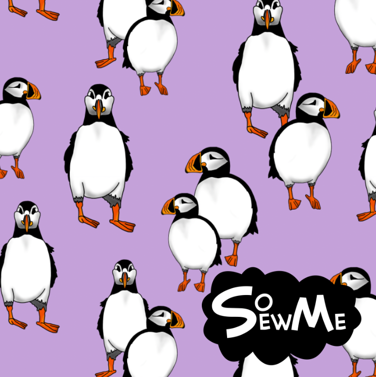 Puffins 2025 Purple TRYCKS PÅ BESTÄLLNING