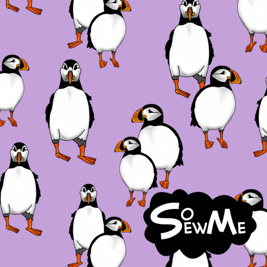 Puffins 2025 Purple TRYCKS PÅ BESTÄLLNING