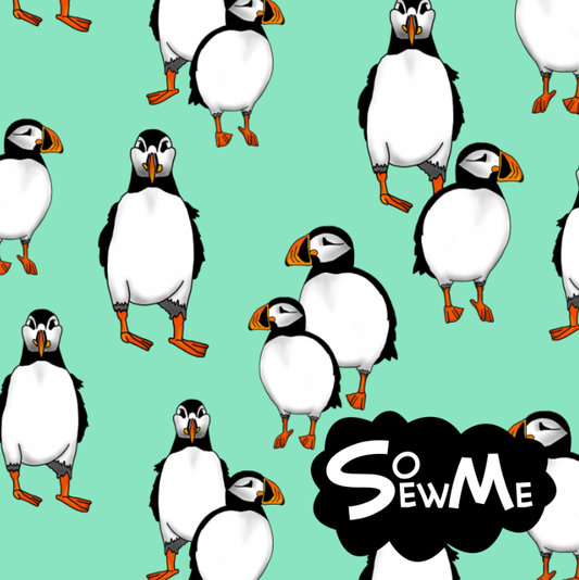 Puffins 2025 Mint TRYCKS PÅ BESTÄLLNING