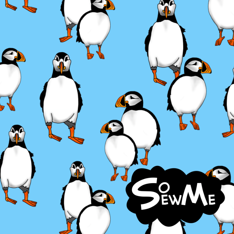 Puffins 2025 Blue TRYCKS PÅ BESTÄLLNING