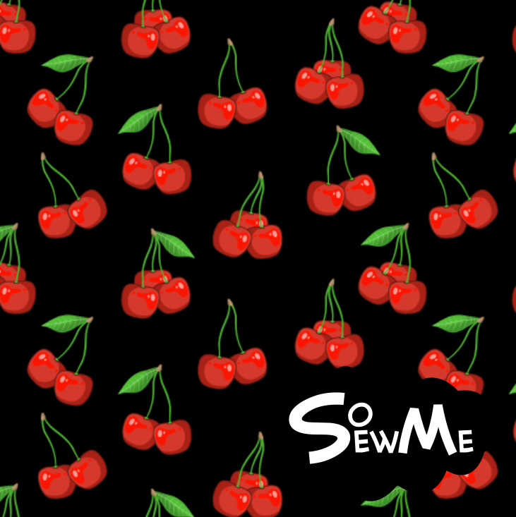 Cherries Black TRYCKS PÅ BESTÄLLNING MAJ 2025