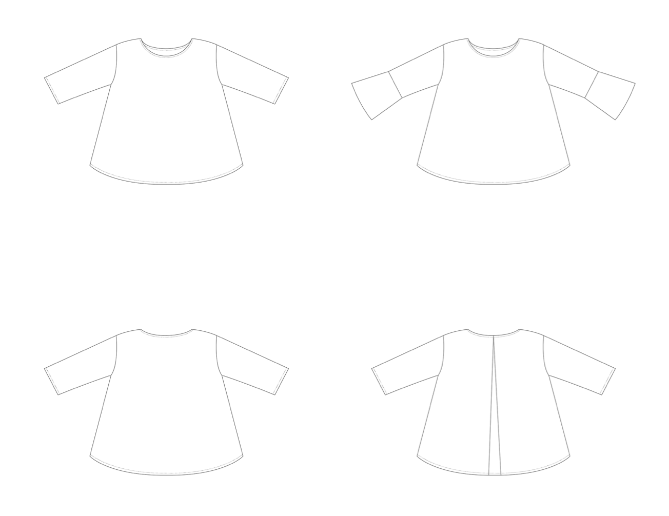 Less is More Kids Strl 92-164 PDF-mönster