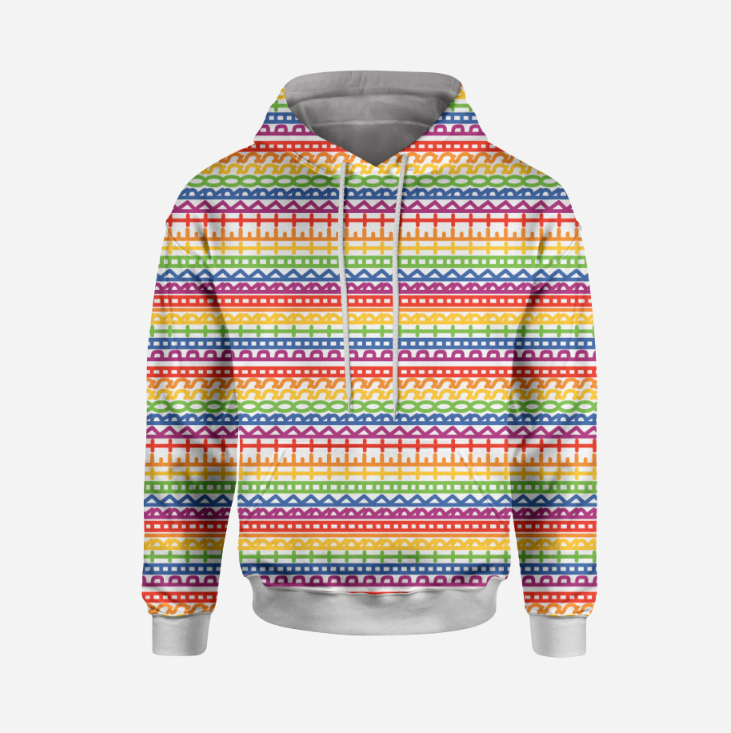 Hidden Message: Krossa Rainbow White TRYCKS PÅ BESTÄLLNING JULI/AUG 2025