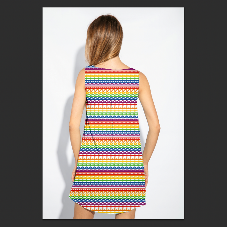 Hidden Message: Krossa Rainbow White TRYCKS PÅ BESTÄLLNING JULI/AUG 2025