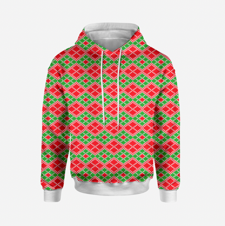 Knitted Argyle TRYCKS PÅ BESTÄLLNING