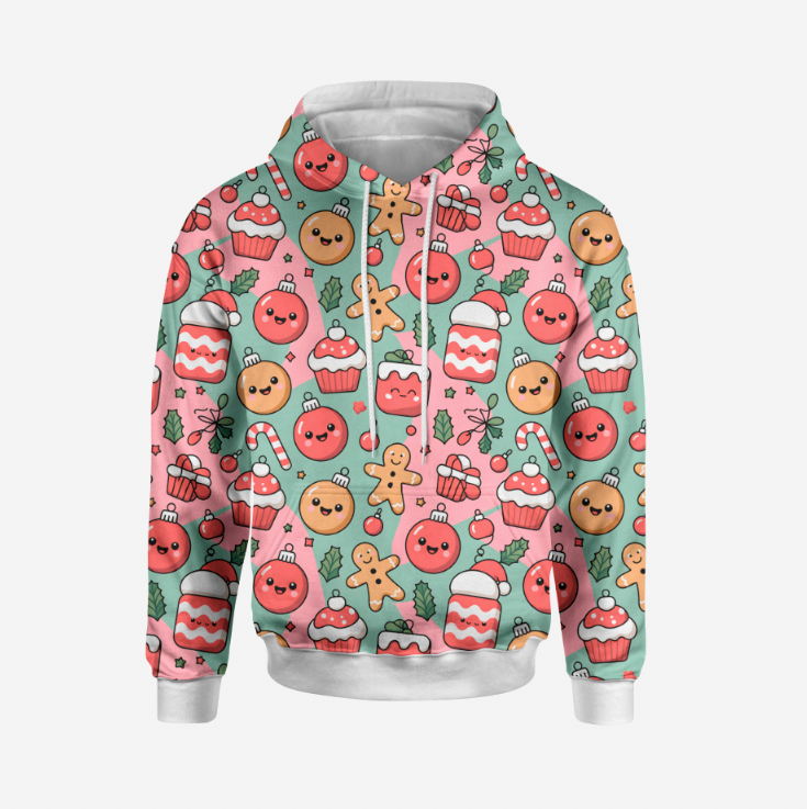Kawaii Xmas TRYCKS PÅ BESTÄLLNING
