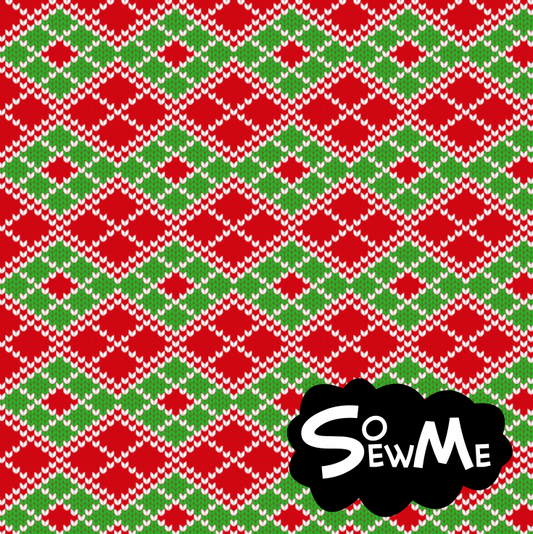 Knitted Argyle TRYCKS PÅ BESTÄLLNING