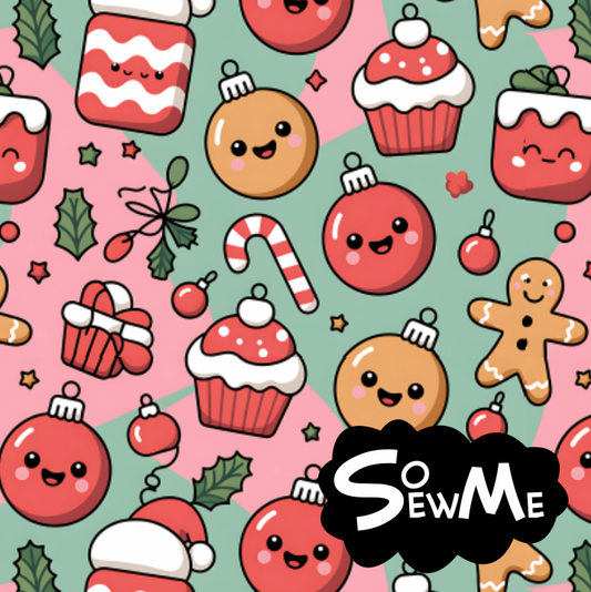 Kawaii Xmas TRYCKS PÅ BESTÄLLNING