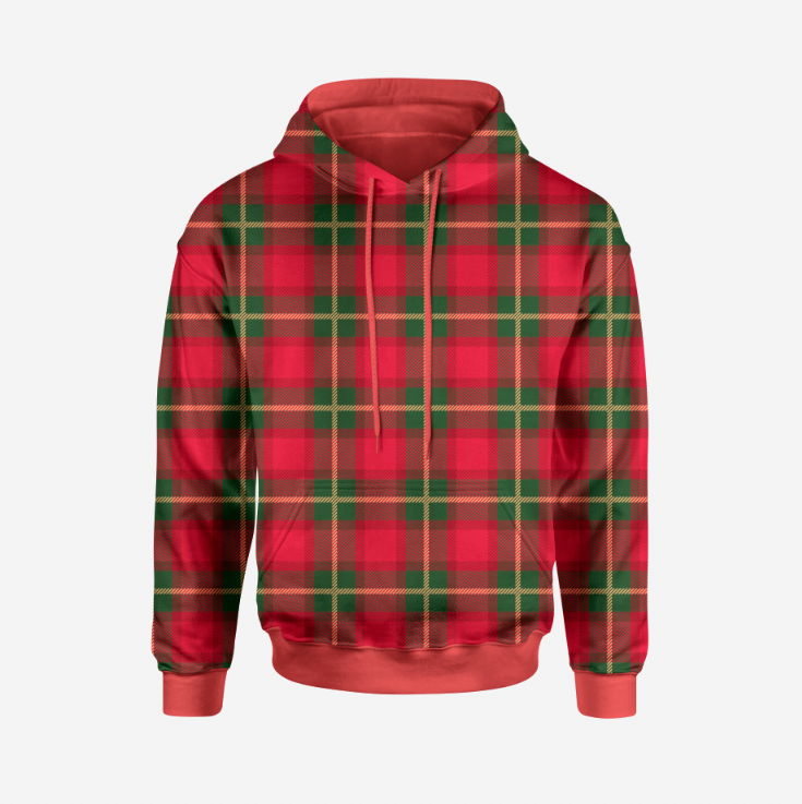Xmas Tartan Red Green Serie 1 TRYCKS PÅ BESTÄLLNING