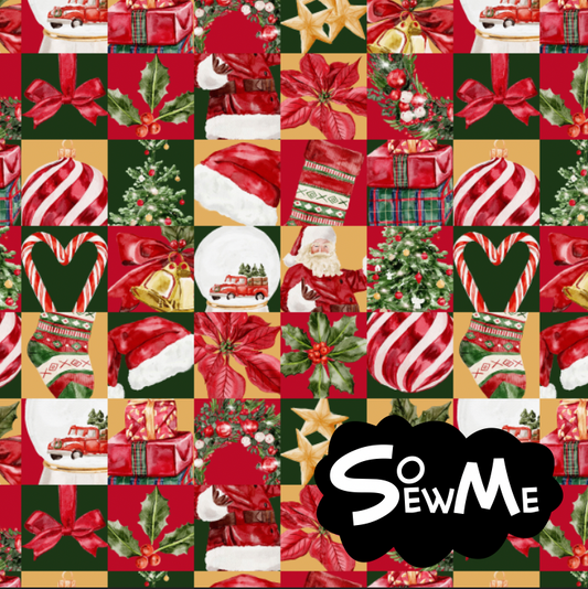 Xmas Patchwork Serie 1 TRYCKS PÅ BESTÄLLNING