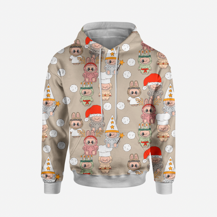 Xmas Monsters Cappuccino TRYCKS PÅ BESTÄLLNING