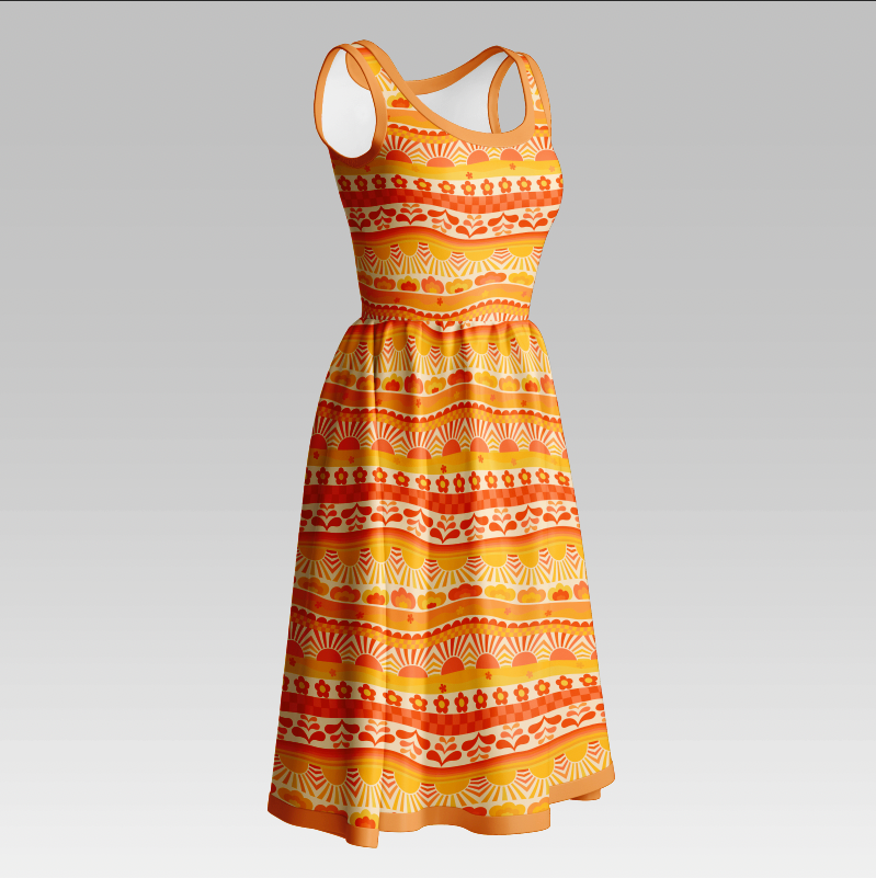 70s Sunset Yellow TRYCKS PÅ BESTÄLLNING FEB-MARS 2026