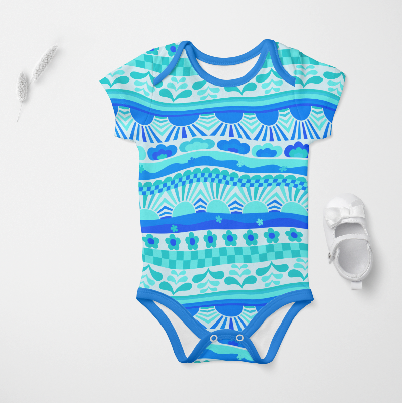 70s Sunset Blue TRYCKS PÅ BESTÄLLNING FEB-MARS 2026