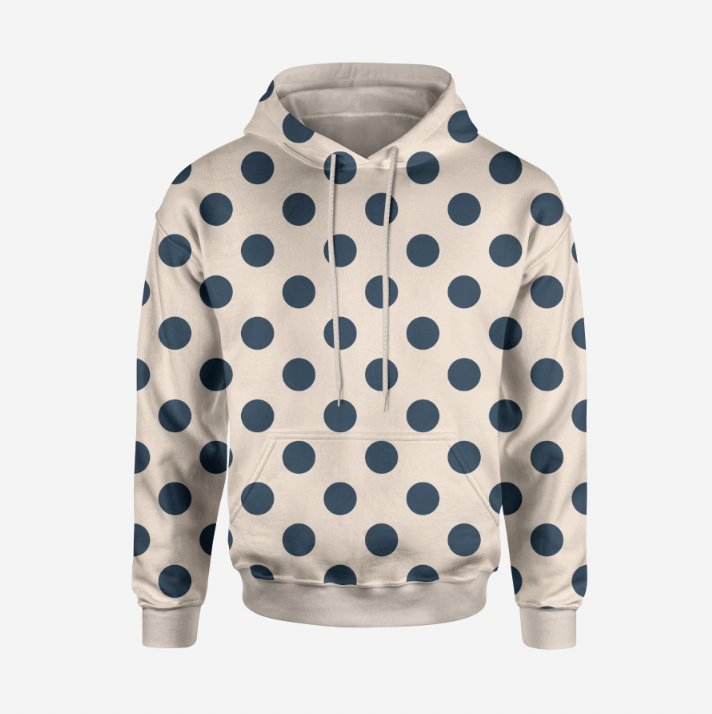 Winter Big Dots Ink Navy TRYCKS PÅ BESTÄLLNING OKT-DEC 2026