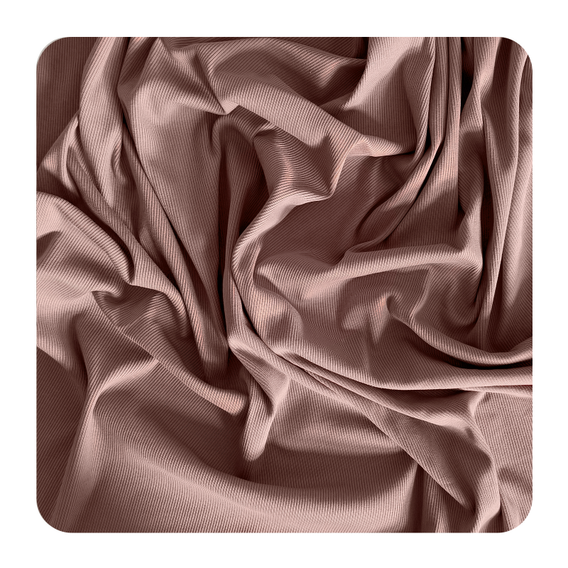 Dropshipping Enfärgad Ribbad Jersey i många olika färger