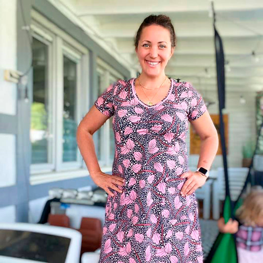 Perfect Plain Dress Strl 34-56 PDF-mönster