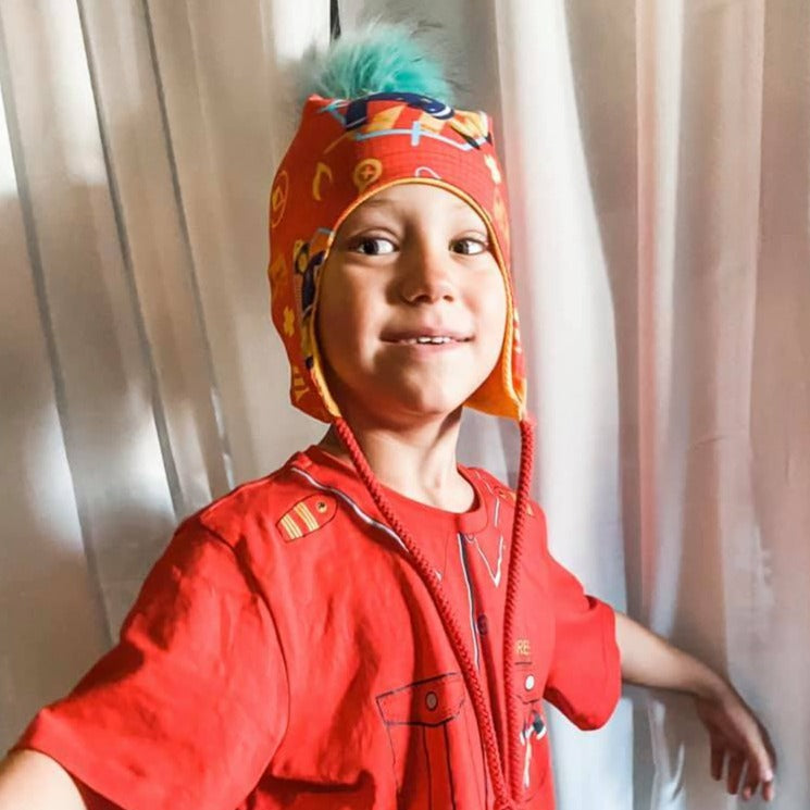 Snuggle Hat strl 0 mån-12 år PDF-mönster