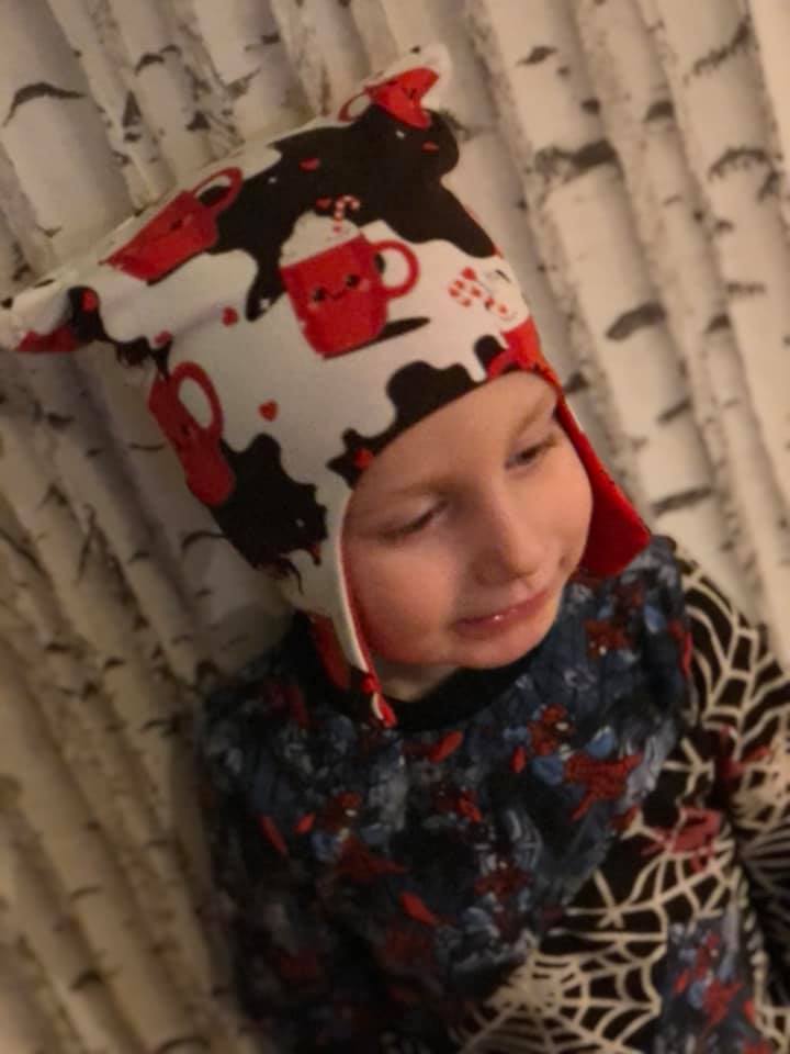 Snuggle Hat strl 0 mån-12 år PDF-mönster